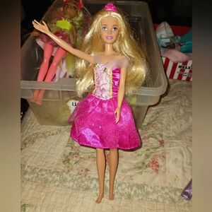 Pink Princess Sleeping Beauty Barbie Doll